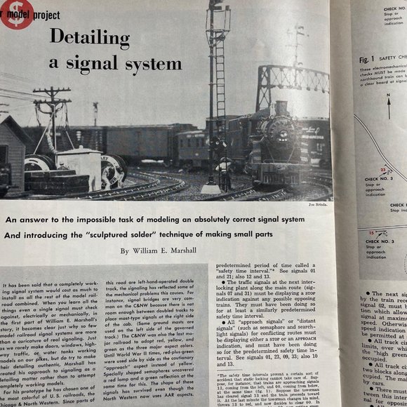 Model Railroader Magazine Back Issue  u Jan 1967 Vol 34 No 1 Detailing Signal Sy - Picture 7 of 9